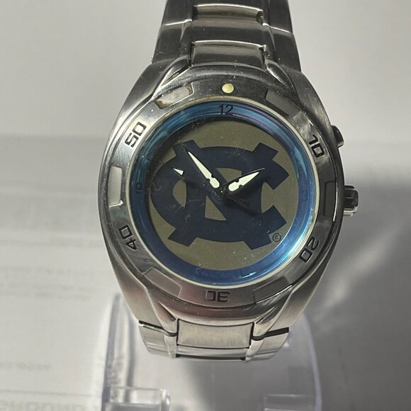 North Carolina Tar Heels NCAA Stainless-Steel Kaleido Watch by Fossil NEW (RARE) - Picture 7 of 9